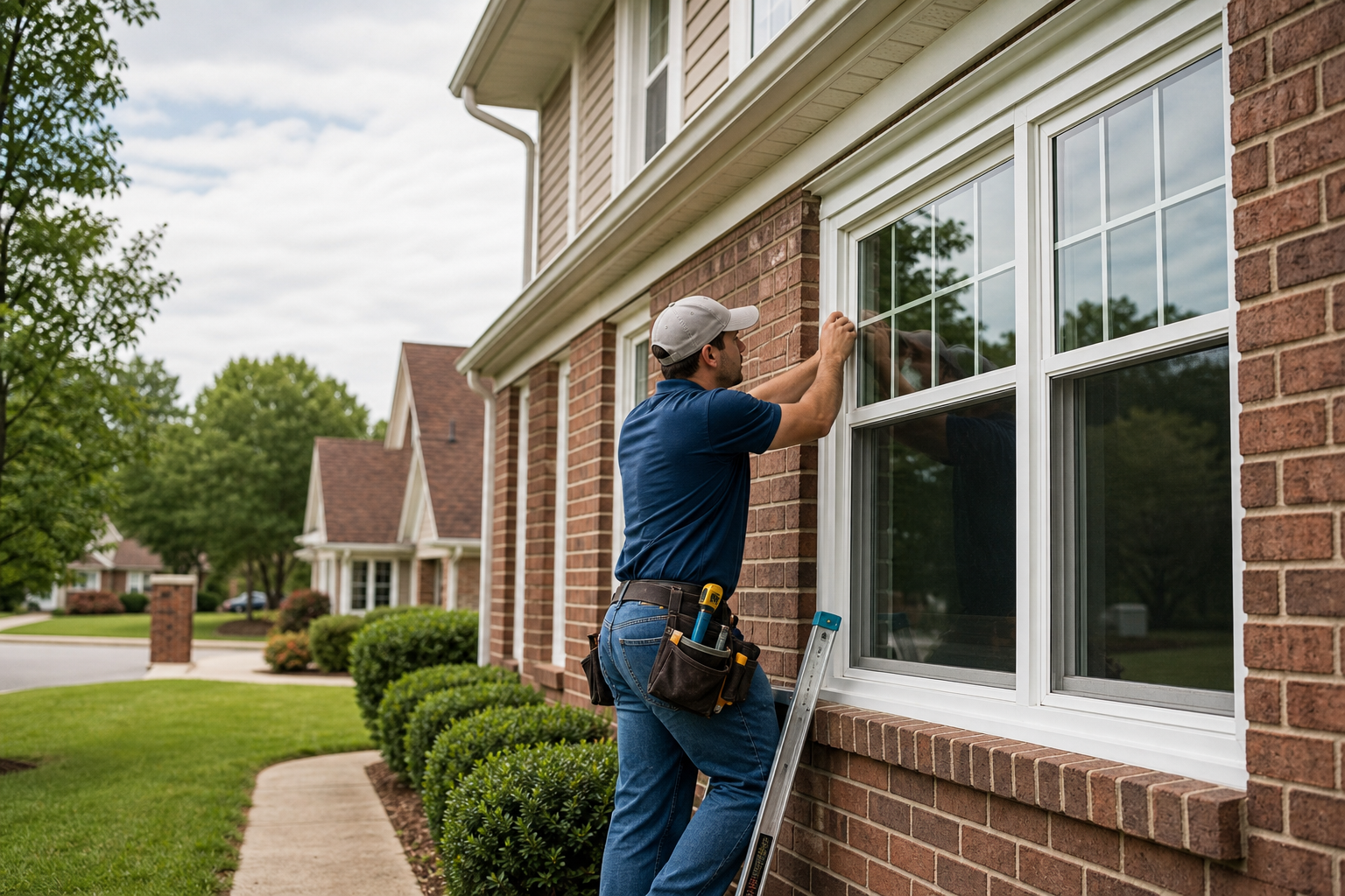 Window Replacement in Madison, AL editorial illustration